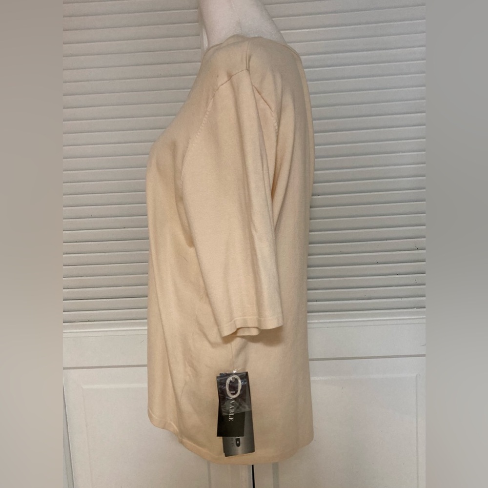NWT Nygard Beige Blouse Size 18/20 - Picture 5 of 8